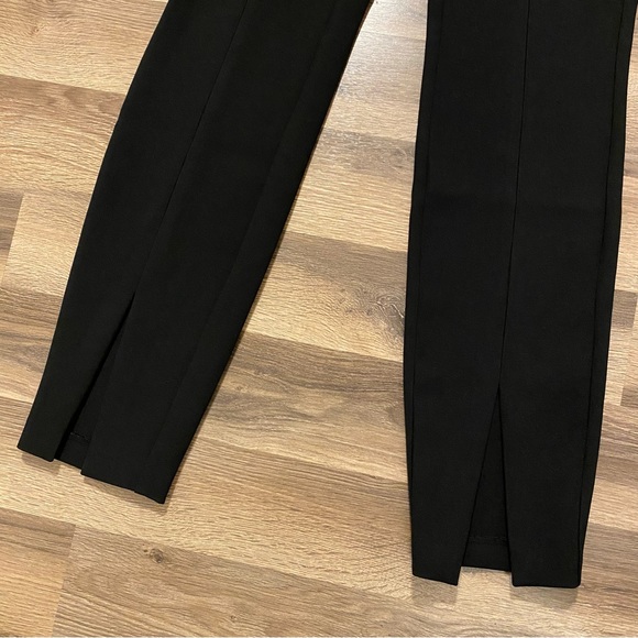 Aritzia Babaton Black Skinny Slit Front Trousers - Picture 3 of 7